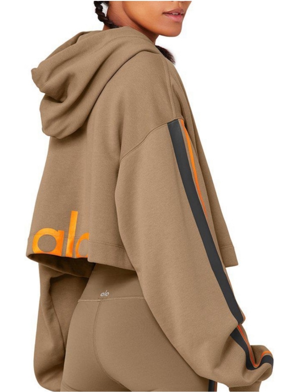 Alo Yoga Air Land Ocean Crop Hoodie